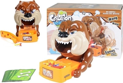 Picture of LeanToys Gra Zrcznociowa Zy Pies Na Baterie Buldog Brzowy LEAN Toys