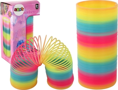 Picture of LeanToys Kolorowa Magiczna Spryna Odstresowujca 15 CM Zabawka