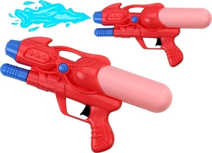 Изображение LeanToys May Pistolet Na Wod Z Pompk 180ml Róowy