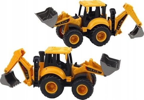 Изображение LeanToys Pojazd Budowlany Koparka Dwie yki Regulacja óta