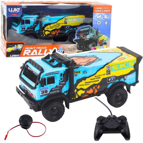 Picture of LeanToys Samochód Ciarowy Zdalnie Sterowany RC Pilot Dwiki Niebieski