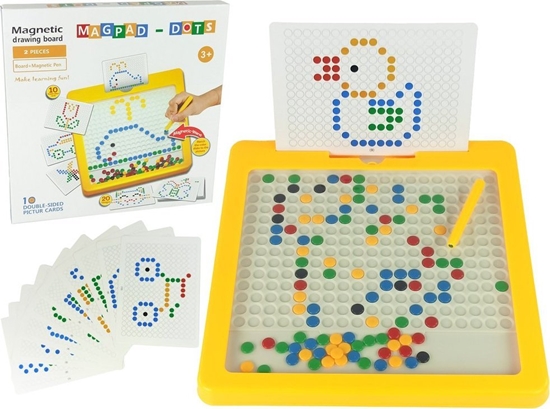 Picture of LeanToys Tablica Magnetyczna 100 Koralików óta