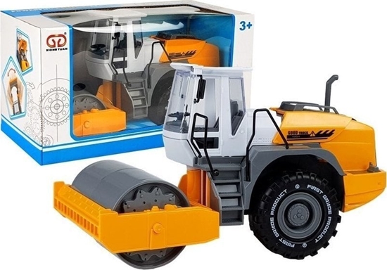 Изображение LeanToys Walec Drogowy z Napdem Ruchome Elementy LEAN Toys