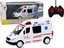Изображение LeanToys Zdalnie Sterowana Karetka Ambulans RC wiata Dwiki Biaa
