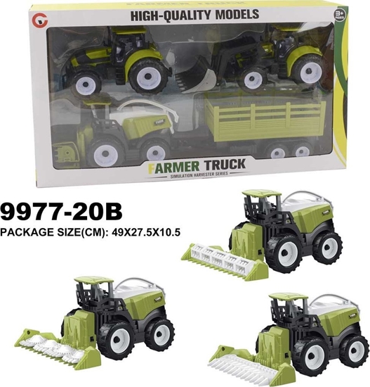 Изображение LeanToys Zestaw Pojazdów Rolniczych