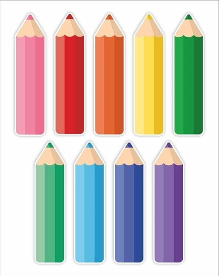 Picture of LearnHow Dekoracje - kolorowe kredki 9szt