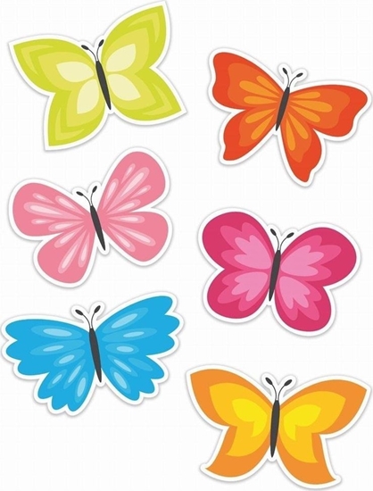 Picture of LearnHow Dekoracje okienne dwustronne - Motyle 01 6szt