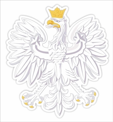 Attēls no LearnHow Dekoracje okienne dwustronne - Orze biay A3