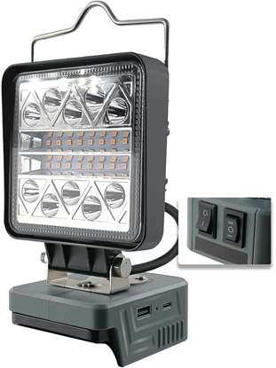 Picture of LED arbejdslampe  800-1800 lumen til  Bosch blå serie batterier