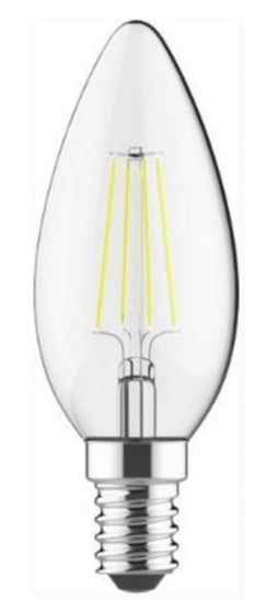Picture of LED C35 Filament  4W  E14 3000K 400lm  220-240V LEDURO Spuldze