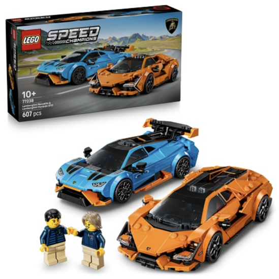 Picture of LEGO 77238 Speed Champions Lamborghini Revuelto & Huracán STO Building Sets