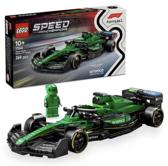 Picture of LEGO 77245 Speed Champions Aston Martin Aramco F1 AMR24 Building Sets