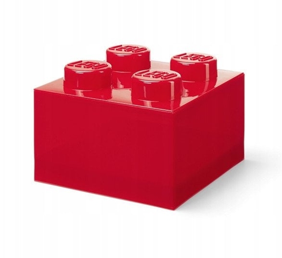 Picture of Lego Brick 4 czerwony przeroczysty 40090804
