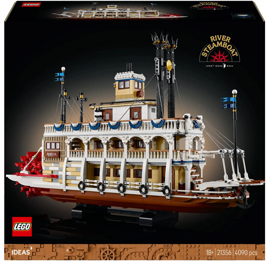 Picture of LEGO IDEAS 21356 River Steamboat Constructor