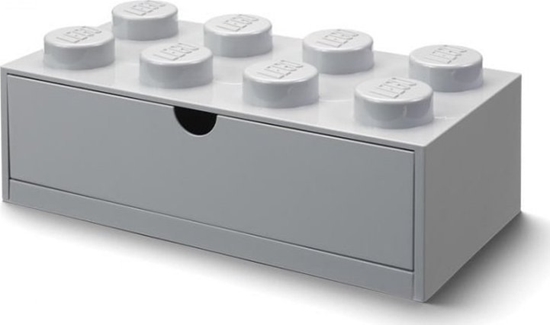 Picture of LEGO Lego Desk Drawer 8 szary