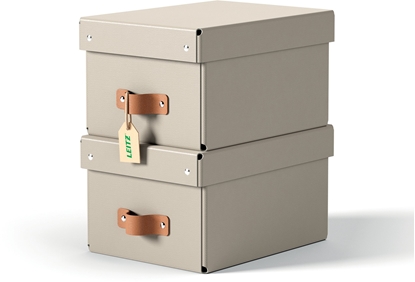 Picture of LEITZ Schreibunterlage Soft-Touch, 530 x 400 mm, schwarz aus PVC, Rückseite aus rutschfestem Kunststoff (5318-00-95)