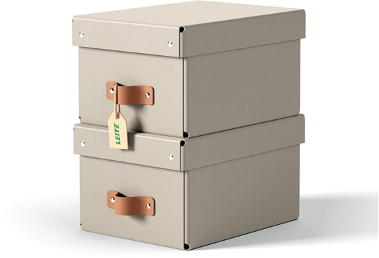 Picture of LEITZ Schreibunterlage Soft-Touch, 530 x 400 mm, schwarz aus PVC, Rückseite aus rutschfestem Kunststoff (5318-00-95)