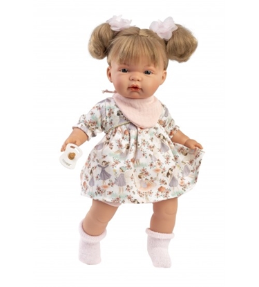 Attēls no Lelle Joelle 38 cm, raud, runā, ar mānekli, mīkstais ķermenis Spānija LL38368