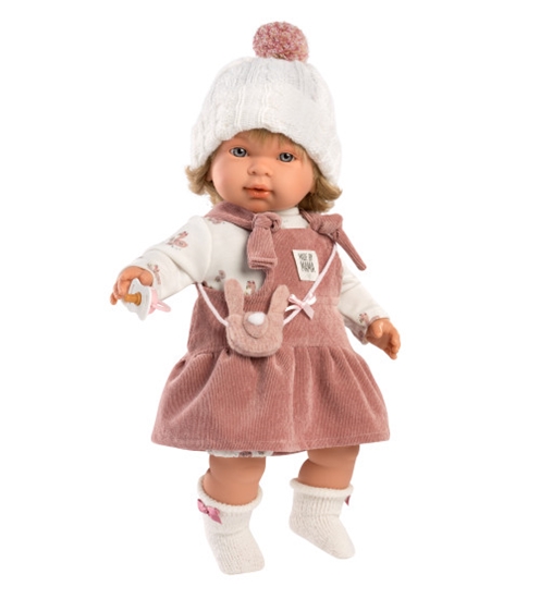 Picture of Lelle meitene Carla 42 cm (raud, saka: mama, papa) Spānija LL42160