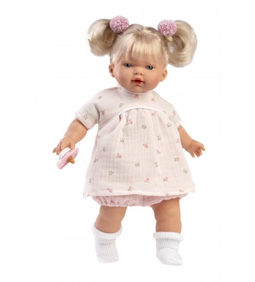 Изображение Lelle Roberta 33 cm, raud, runā, ar mānekli, mīkstais ķermenis Spānija LL33162