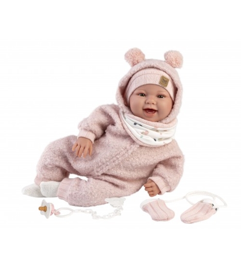 Изображение Lelle zidainis Tala 44 cm (smejas, runā, ar mānekli, mīkstais ķermenis) Spānija LL84480