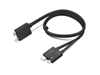 Picture of Lenovo 4X91K16970 Thunderbolt cable 0.7 m 40 Gbit/s Black