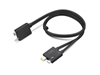Picture of Lenovo 4X91K16970 Thunderbolt cable 0.7 m 40 Gbit/s Black