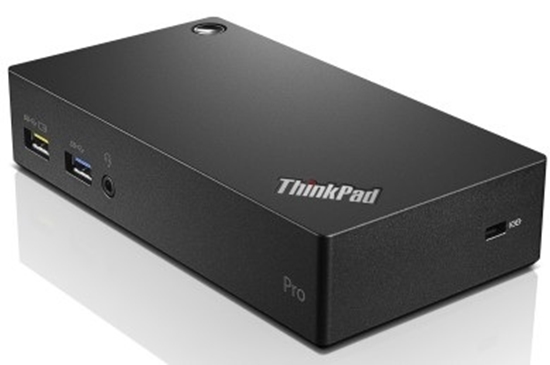 Изображение Lenovo ThinkPad USB 3.0 Pro Dock EU Wired USB 3.2 Gen 1 (3.1 Gen 1) Type-A Black