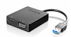 Изображение Lenovo Universal USB 3.0 to VGA/HDMI USB Type-A Black