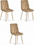 Picture of Leobert Krzeso LIBRA - brzowy aksamit / nogi kolor drewna x 3