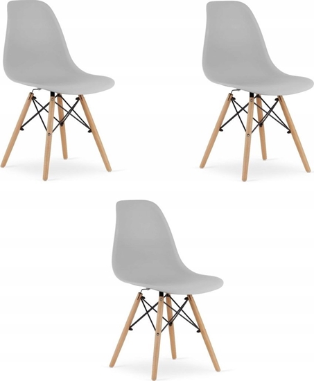 Изображение Leobert Krzeso OSAKA szare / nogi naturalne x 3