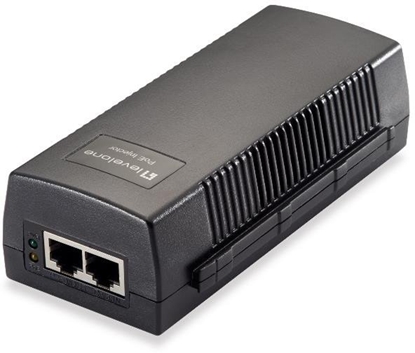 Picture of Level One LevelOne PoE-Injektor Adapter POI-3015  30.0W PoE    schwarz