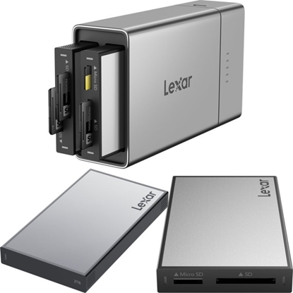 Изображение Lexar Professional Workflow Go I with SD/microSD reader and 2TB SSD