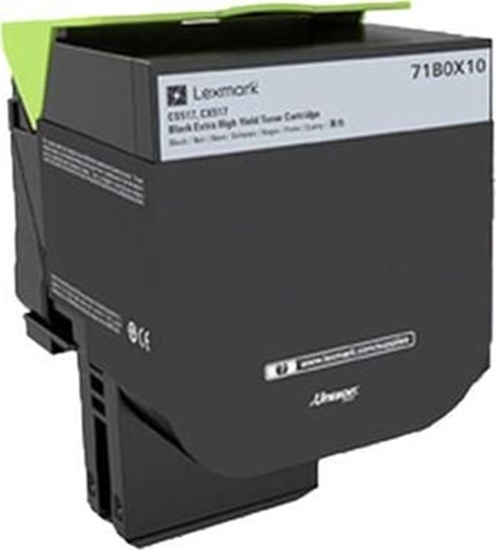 Picture of Lexmark 71B0X10 toner cartridge 1 pc(s) Original Black