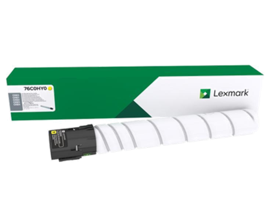 Picture of Lexmark 76C0HY0 toner cartridge 1 pc(s) Original Yellow