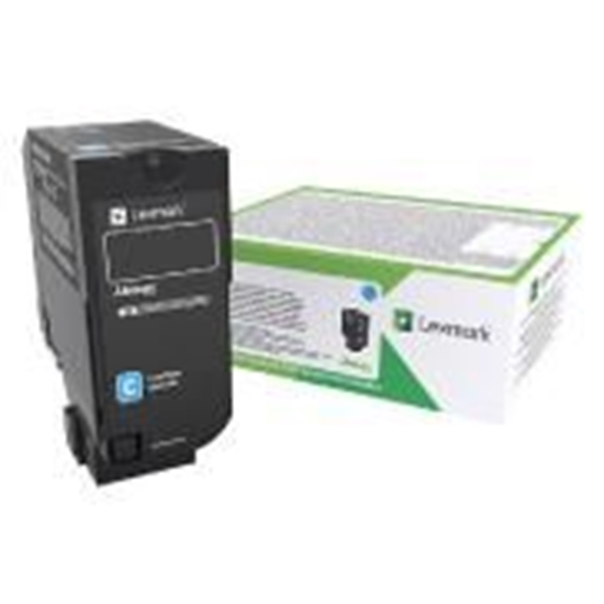 Picture of Lexmark 84C2HCE toner cartridge 1 pc(s) Original Cyan