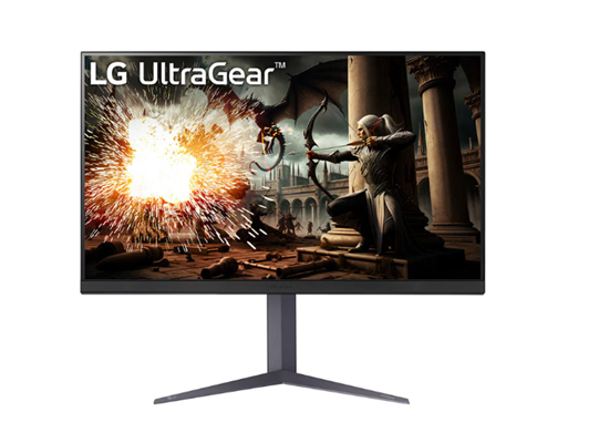 Picture of LG | 32GS75Q-B | 32 " | IPS | 16:9 | 180 Hz | 1 ms | 2560 x 1440 pixels | 400 cd/m² | HDMI ports quantity 2