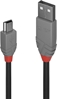 Изображение Lindy 0,2m USB 2.0 Type A to Mini-B Cable, Anthra Line
