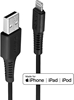 Picture of Lindy 0.5m USB to Lightning Cable black