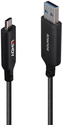 Attēls no Lindy 10m USB 3.2 5Gbps Type A to C Hybrid Cable