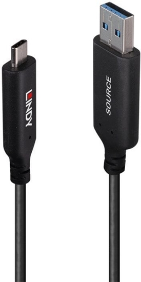Picture of Lindy 10m USB 3.2 5Gbps Type A to C Hybrid Cable