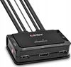 Picture of Lindy 2 Port HDMI 4K60, USB 2.0 & Audio Cable KVM Switch