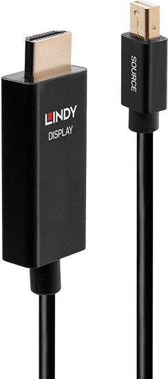 Picture of Lindy 2m Active Mini DisplayPort to HDMI Cable with HDR