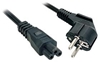 Изображение Lindy 2m, CEE 7/7 - IEC 320 C5 Black CEE7/7 C5 coupler