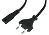 Picture of Lindy 30423 power cable Black 5 m CEE7/16 C7 coupler