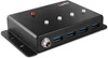 Picture of Lindy 43374 interface hub USB 3.2 Gen 1 (3.1 Gen 1) Type-B 5000 Mbit/s Black