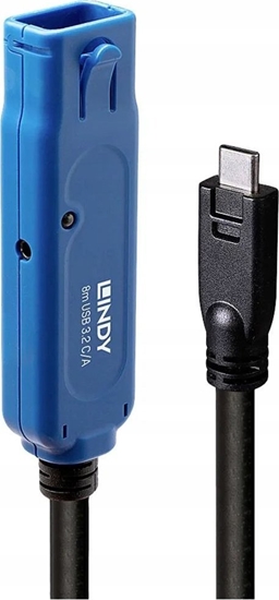 Picture of Lindy 8m USB 3.2 5Gbps C/A Active Extension Pro