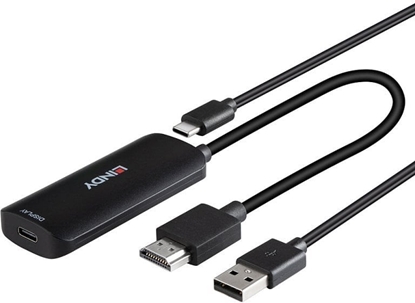 Attēls no Lindy Konverter HDMI auf USB Typ C mit USB STromversorgung