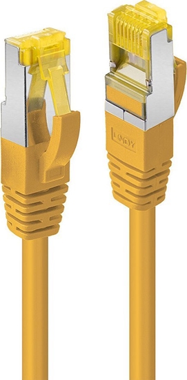 Изображение Lindy LINDY Patchkabel Cat6A RJ45 S/FTP Cat7 LSZH Kabel gelb 2m