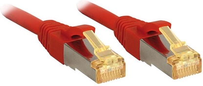 Attēls no Lindy 3m RJ45 S/FTP LSZH Network Cable, Red
